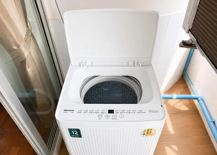 Center 1br Sleeps 4 Near Bts & Bars 公寓 曼谷